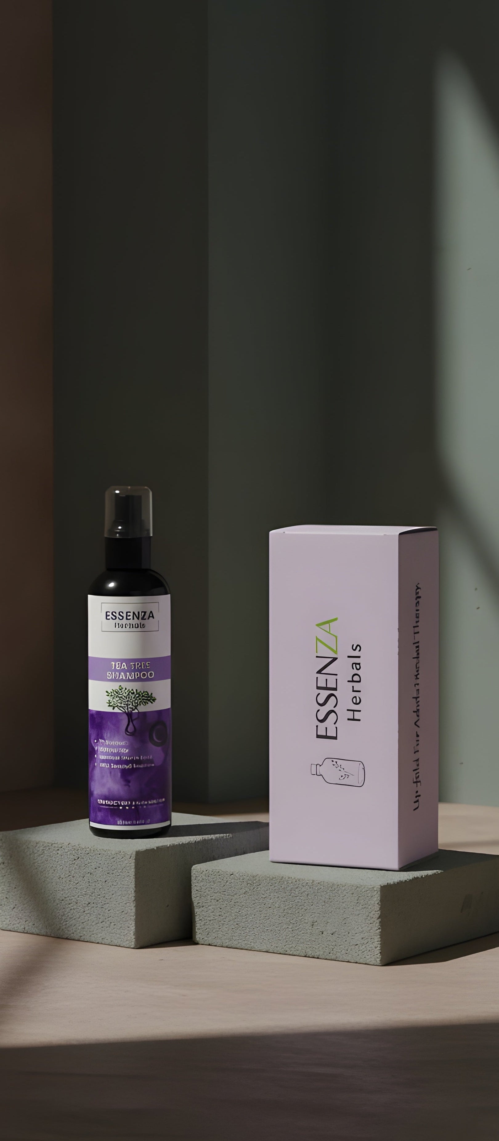 Essenza Herbal 100% Organic Herbal Shampoo for Hair Growth & Repair | Natural Ayurvedic Formula with Amla, Aloe Vera, Hibiscus & Black Seed | Sulfate & Paraben Free